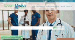 Desktop Screenshot of locummedics.com