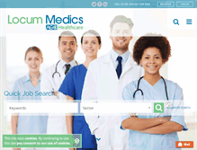 Tablet Screenshot of locummedics.com